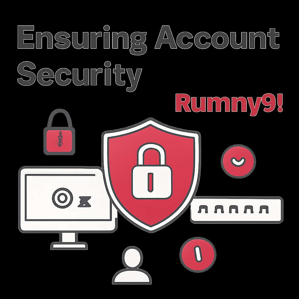 Illustration explaining account security measures on Rummy91.