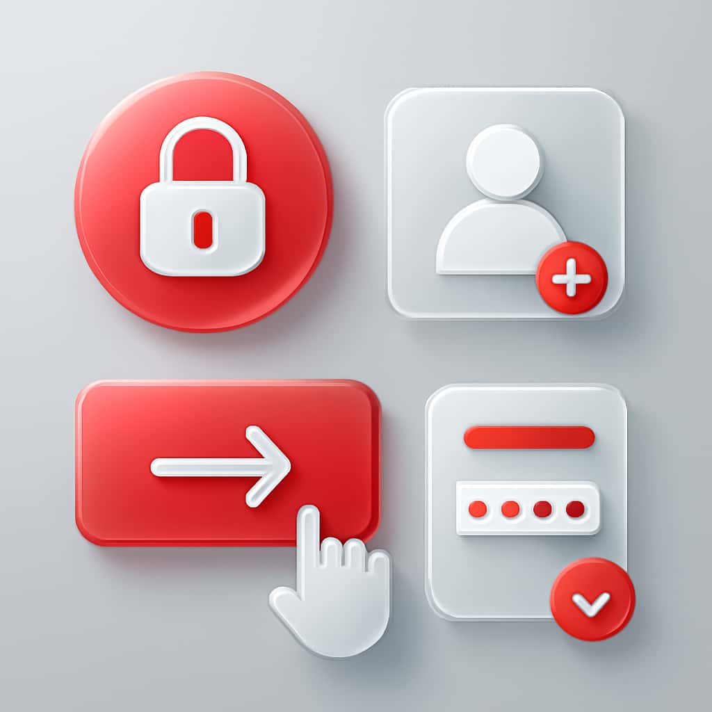 Illustration showing steps to access Rummy91 account.