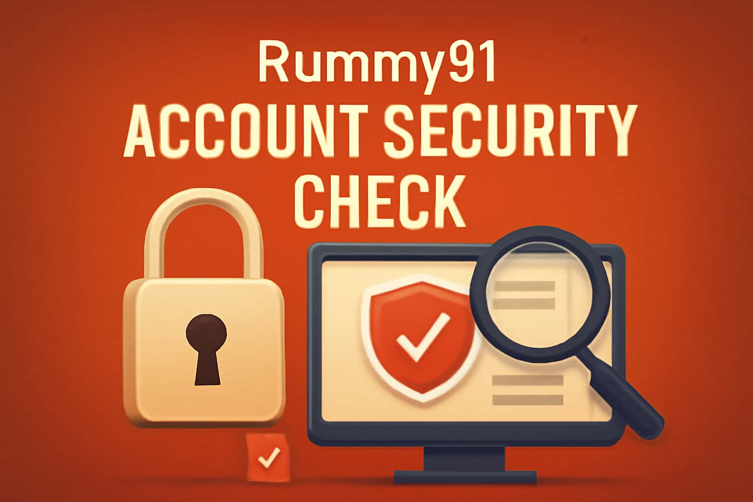 A visual representation of Rummy91 account security measures in a futuristic style.