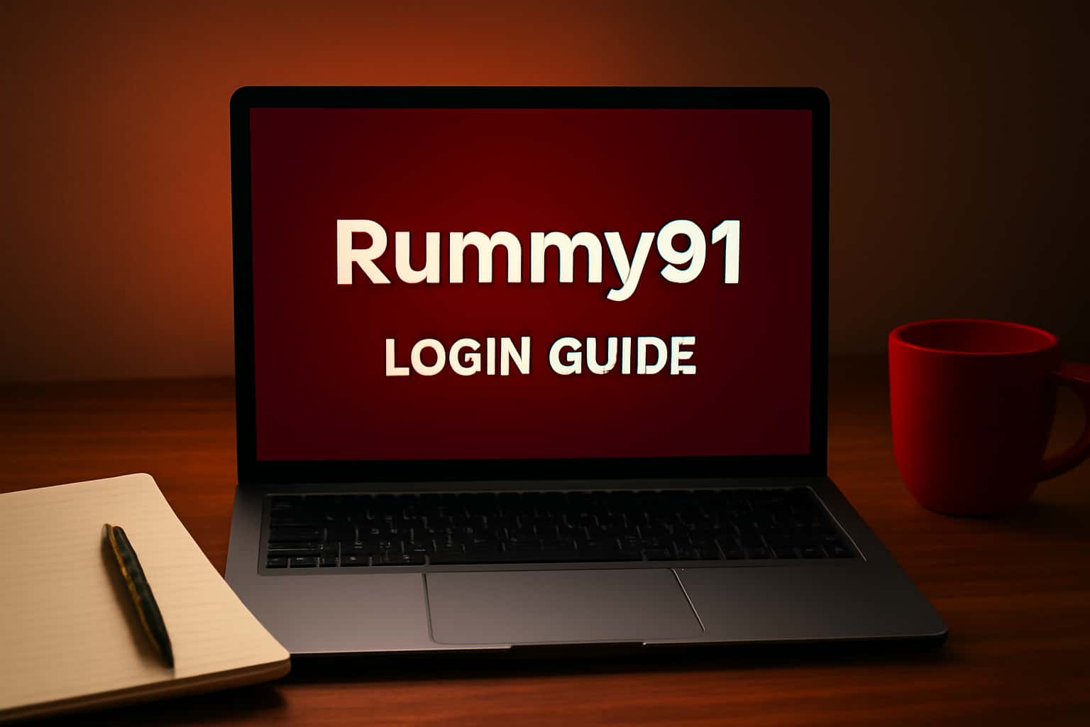 An informative scene depicting the Rummy91 Login Guide with a professional design.