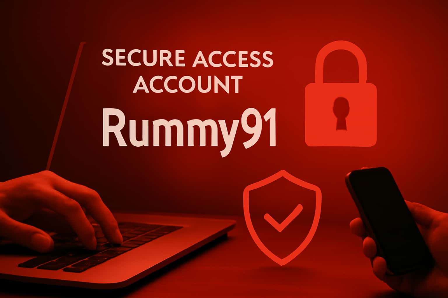 Informational scene about securing Rummy91 account.